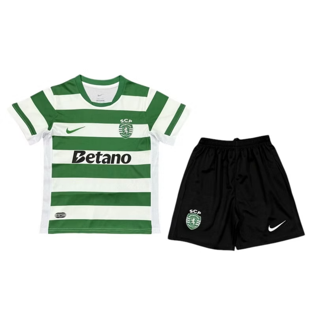Kid's Sporting CP Home Kit 2025/26