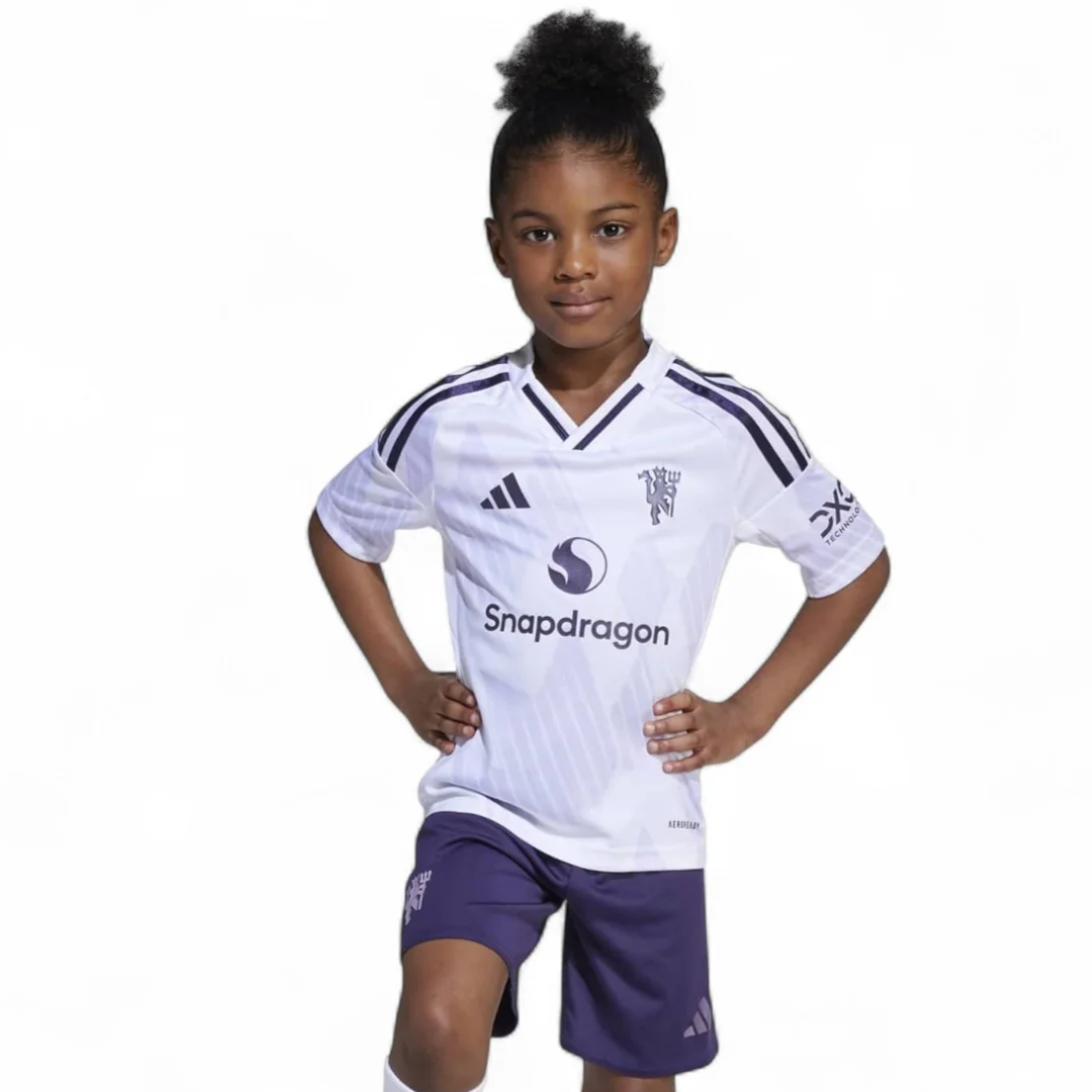 Kid's Manchester United Away Kit 2025/26