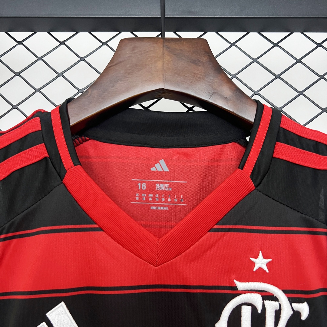 Kid's Flamengo Home Vest Kit 2025