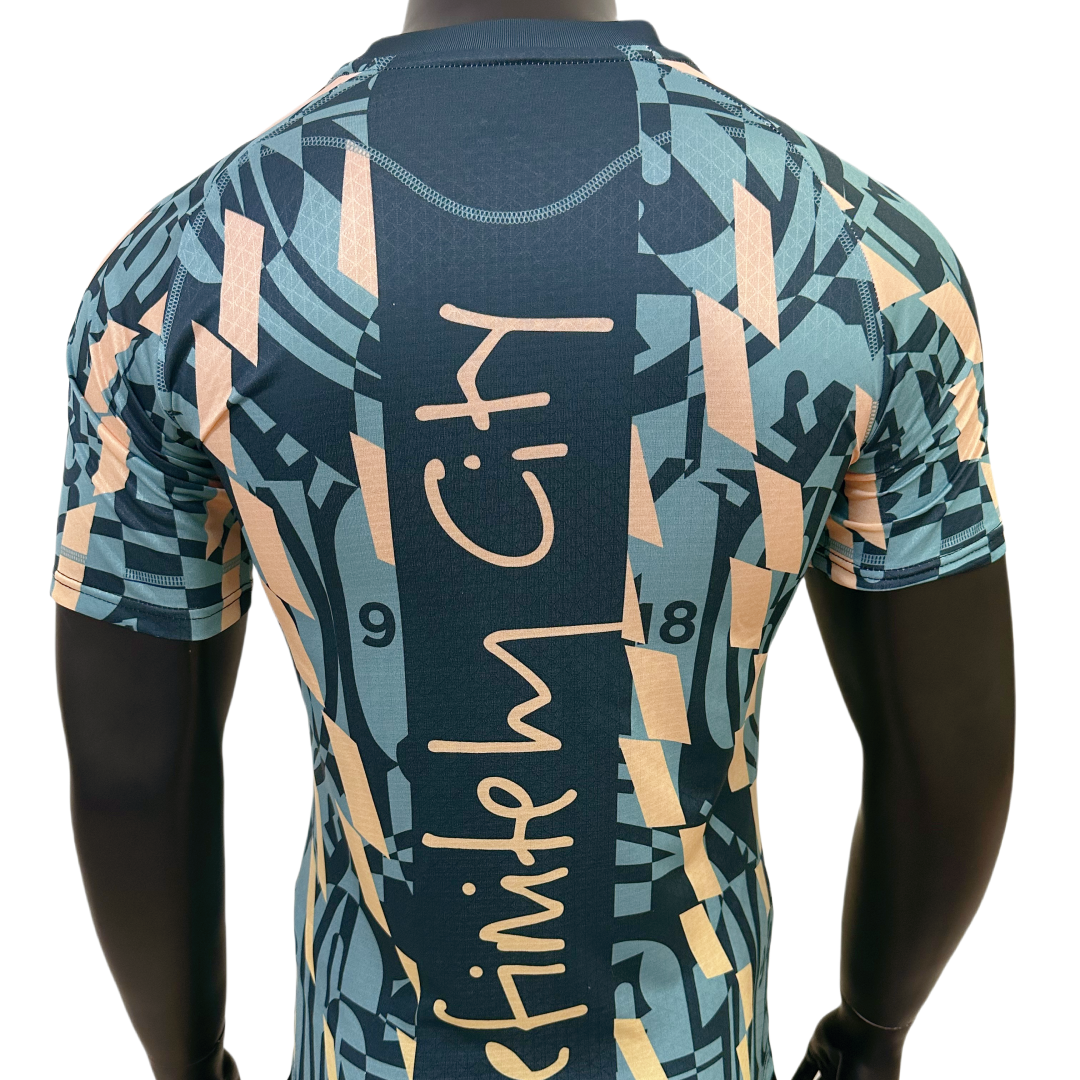 Player Version Manchester City 'Definitely City' FtblStatement Retro Jersey 2024/25