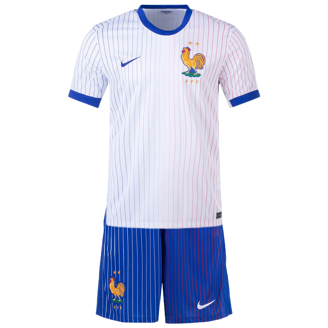 Kid's France Away Jersey+Shorts EURO 2024
