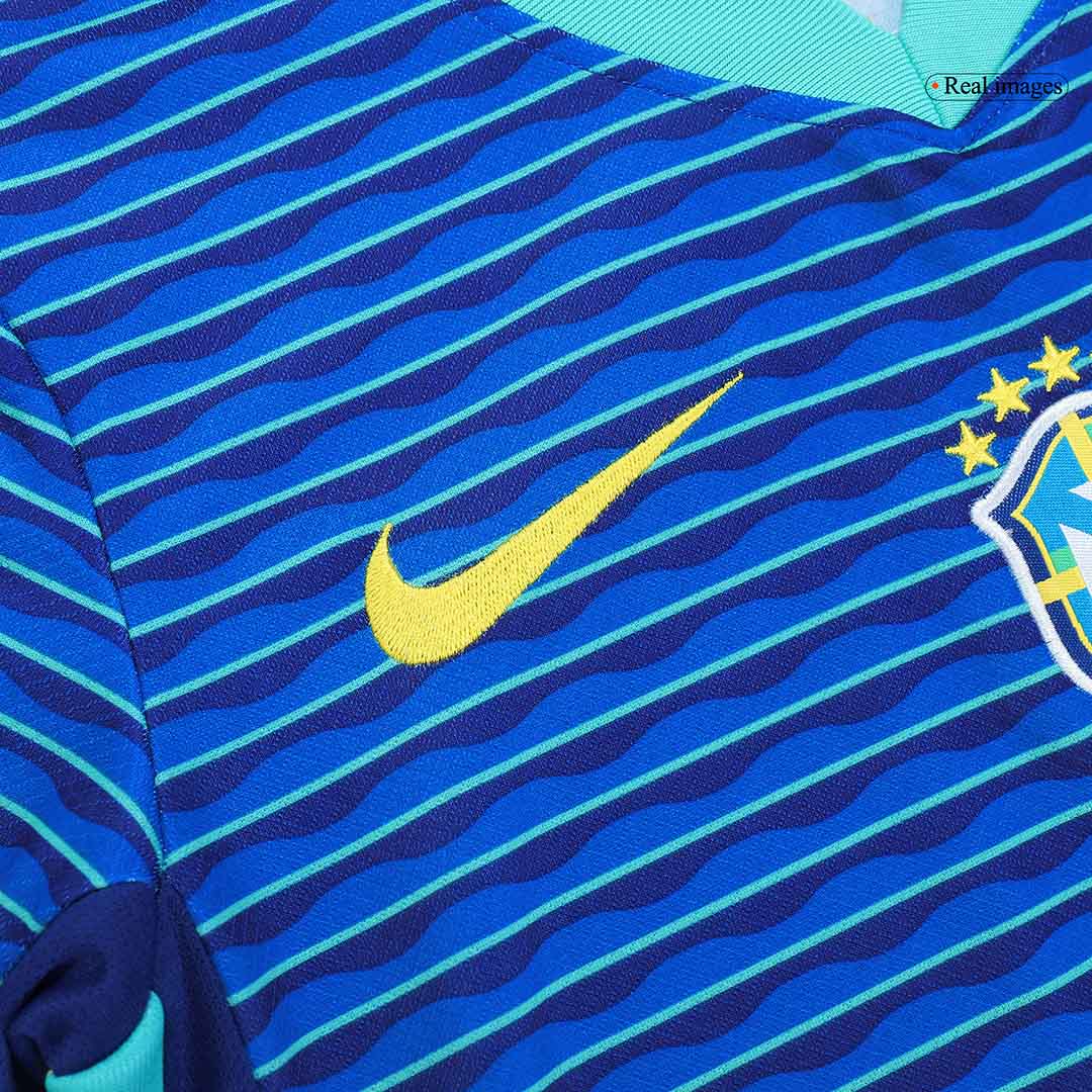 Kid's Brazil Away Jersey+Shorts Copa America 2024
