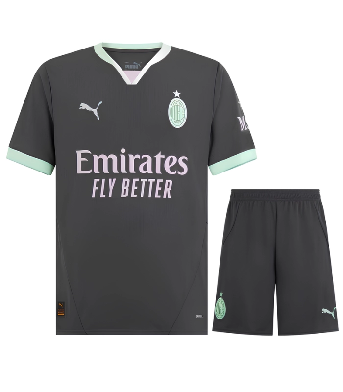 Kid's AC Milan Third Jersey+Shorts 2024/25