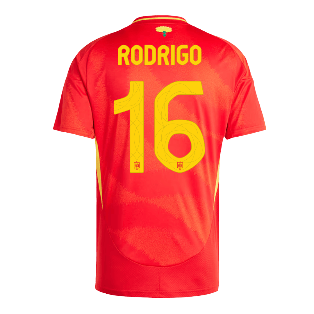 Rodrigo #16 Spain Home Jersey EURO 2024