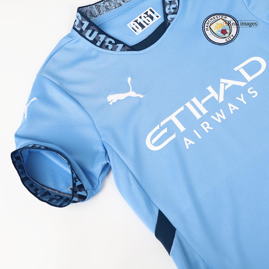 Kid's Manchester City Home Jersey+Shorts 2024/25