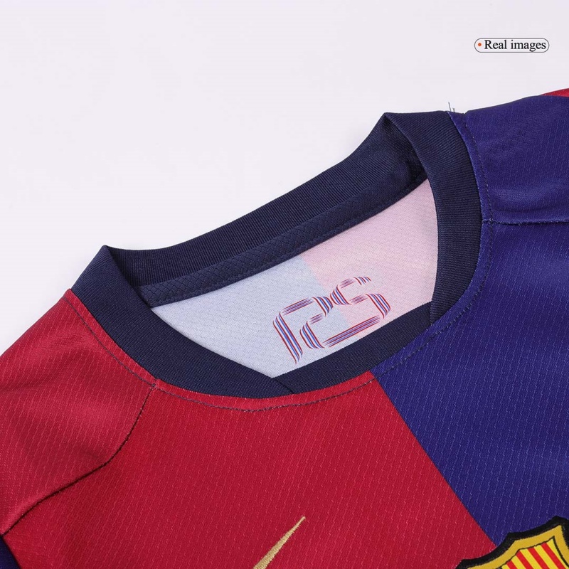 Kid's Barcelona x Coldplay Home Jersey Kit 2024/25