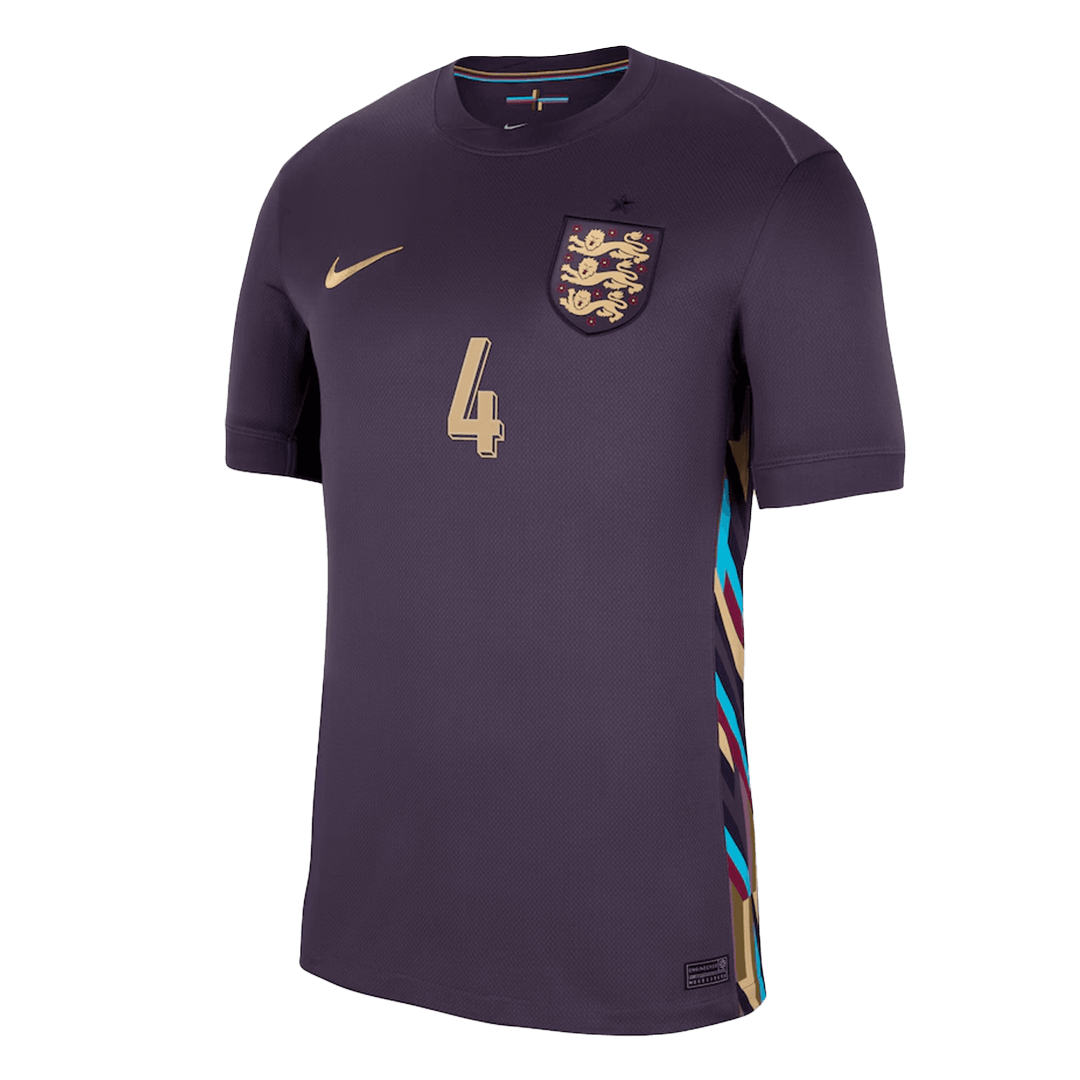 Declan Rice #4 England Away Jersey EURO 2024