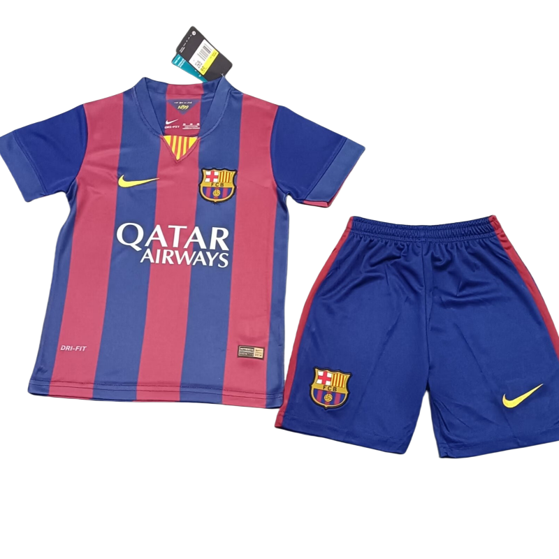 Kid's Retro Barcelona Home Kit 2014/15