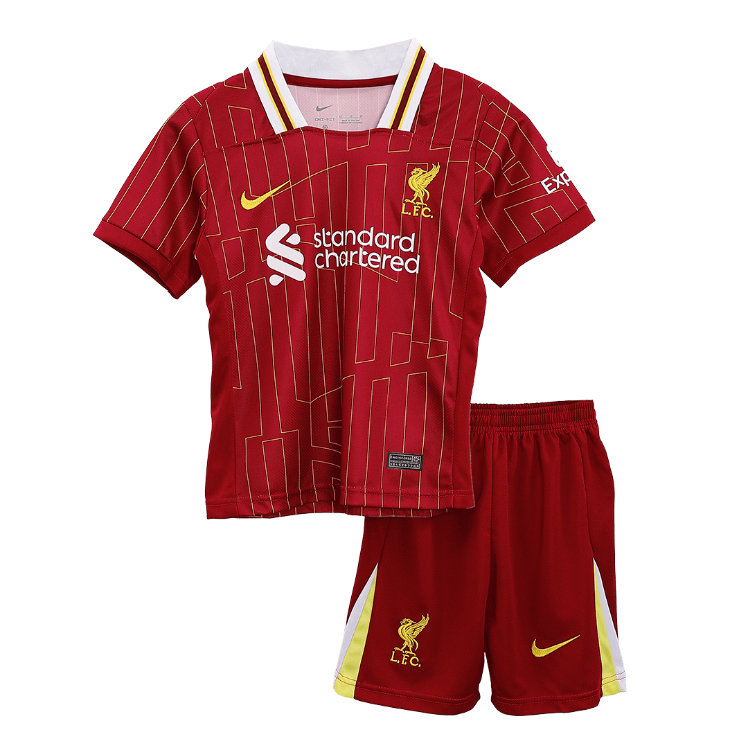Kid's Liverpool Home Jersey+Shorts 2024/25