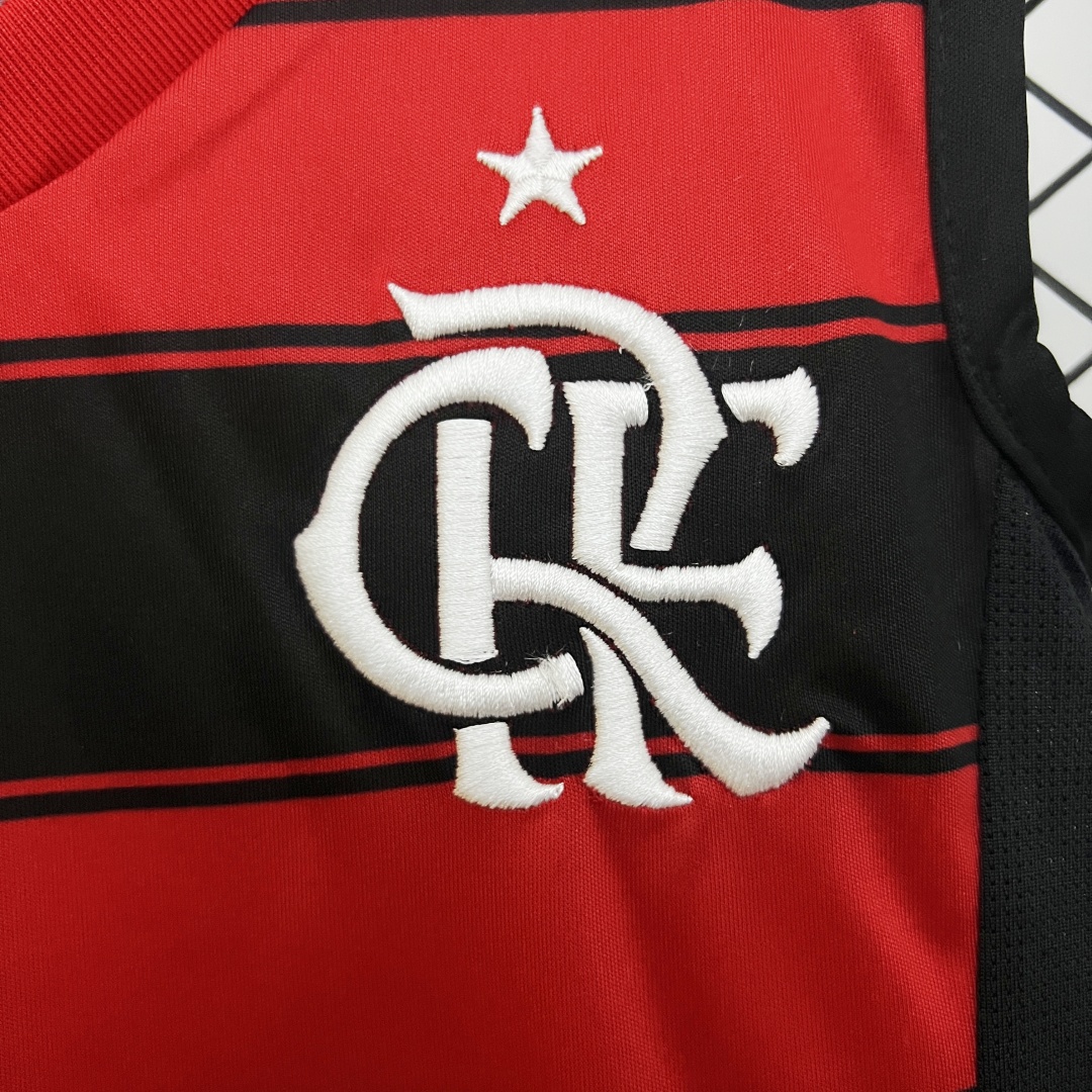 Kid's Flamengo Home Vest Kit 2025