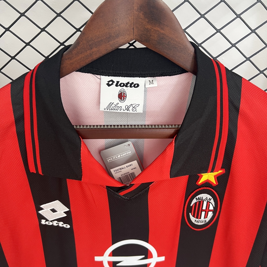 Retro AC Milan Home Jersey 1997/98