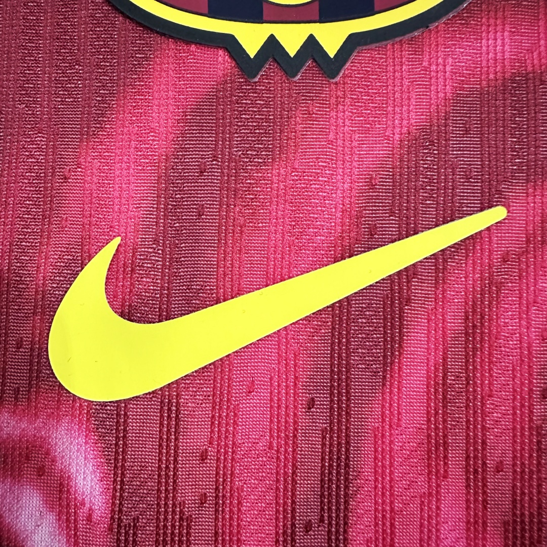 Player Version Retro CJ x Nike x FC Barcelona Home Skeleton Jersey 2000/01