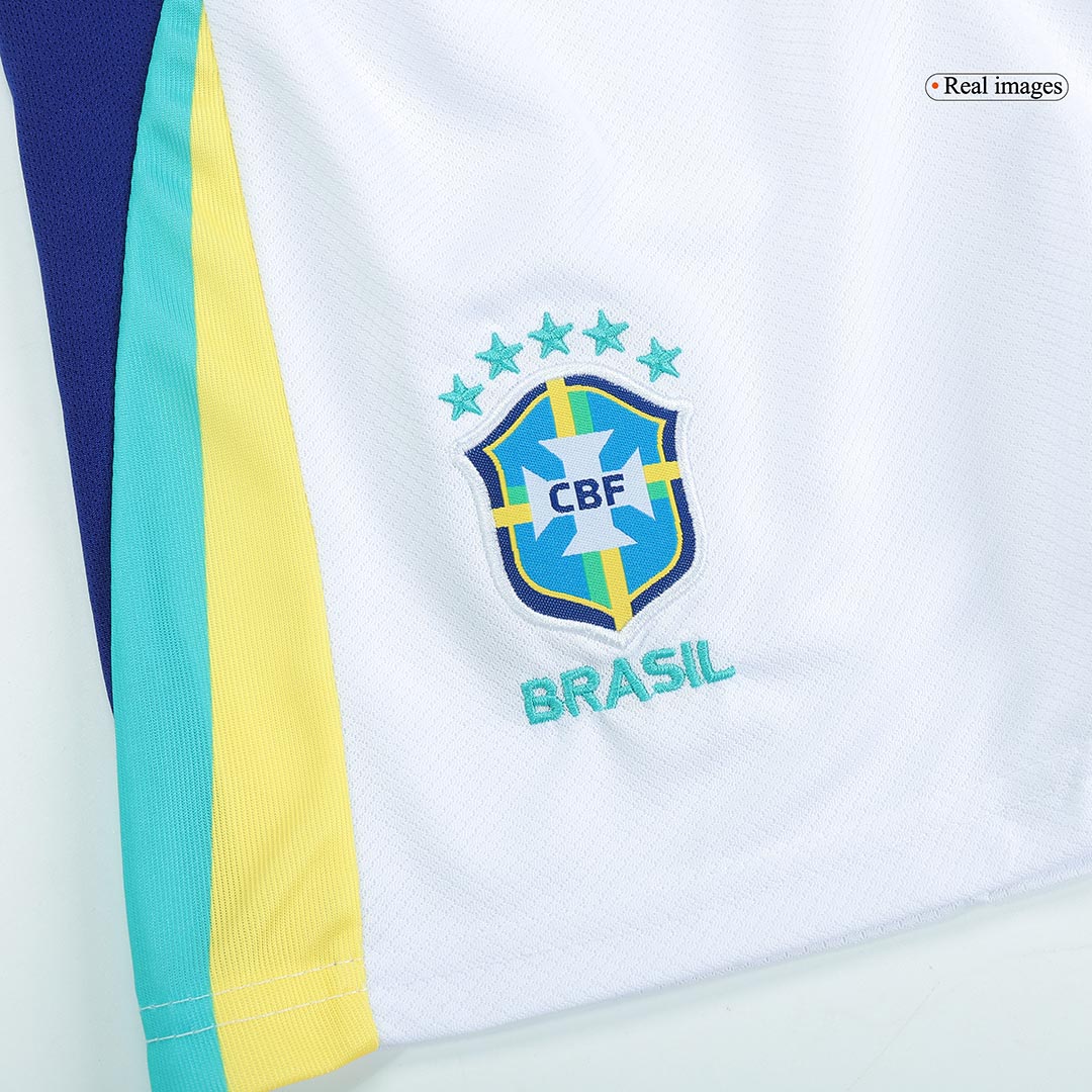 Kid's Brazil Away Jersey+Shorts Copa America 2024
