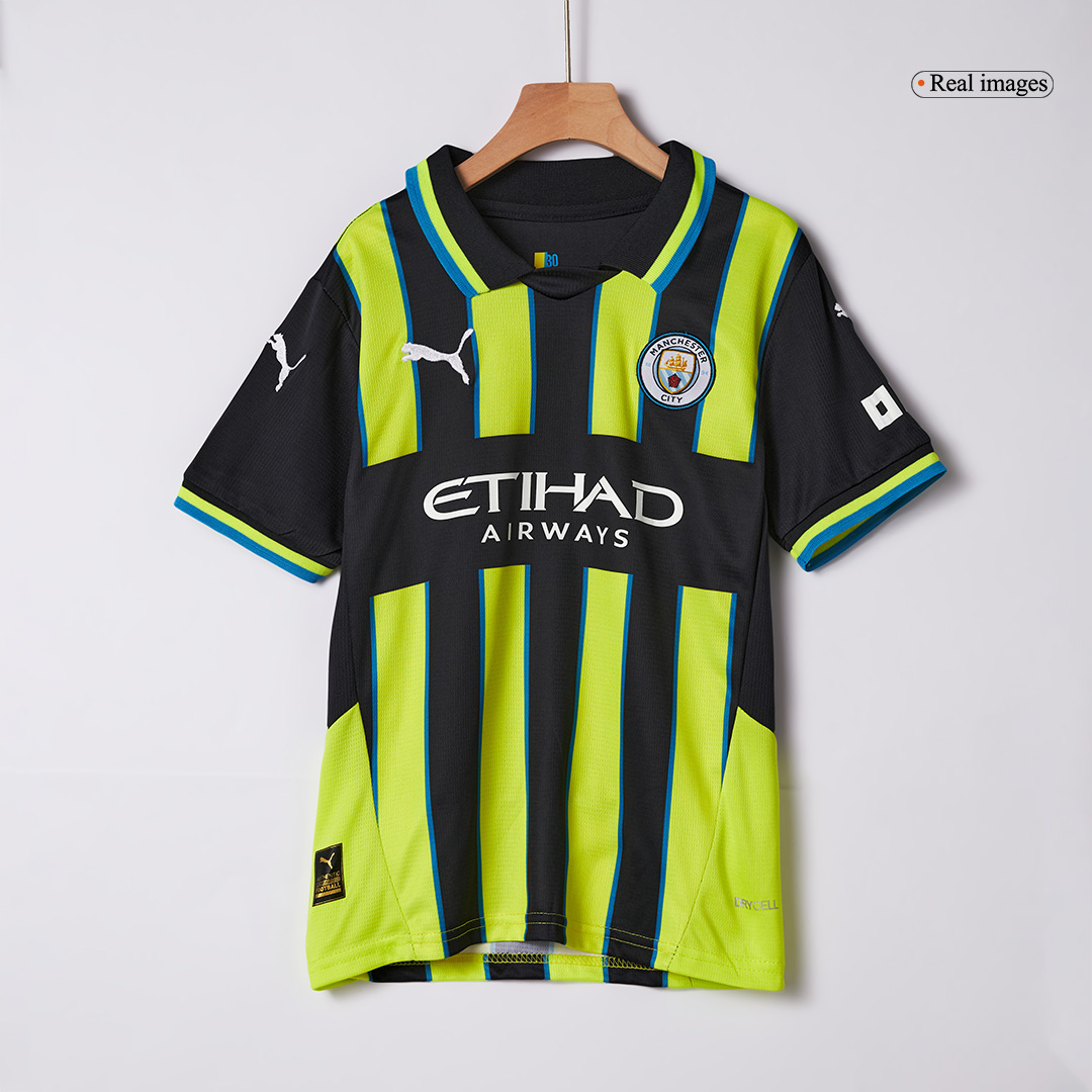 Kid's Manchester City Away Jersey+Shorts 2024/25