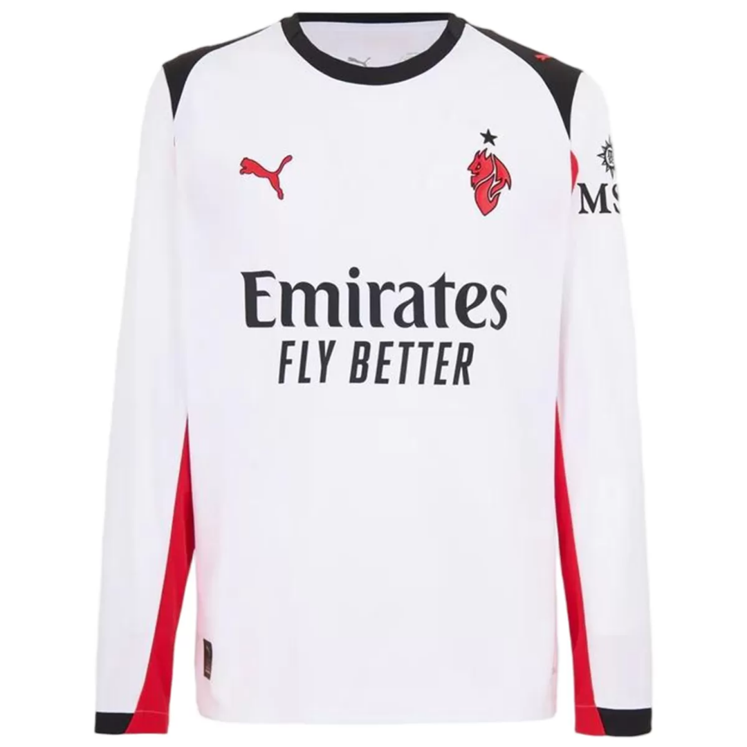 AC Milan Away Long Sleeve Jersey 2025/26