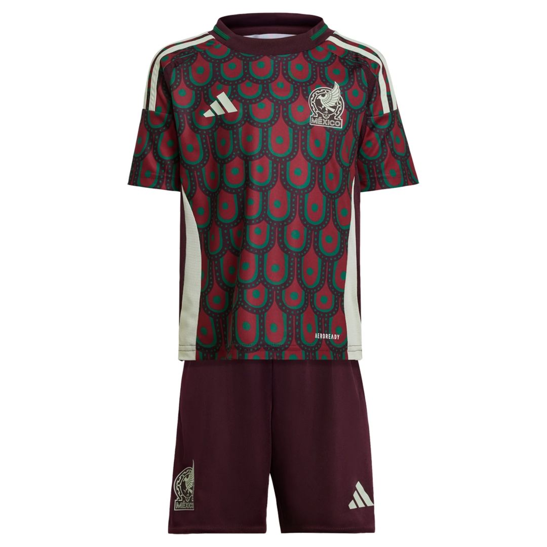 Kid's Mexico Home Jersey+Shorts Copa America 2024