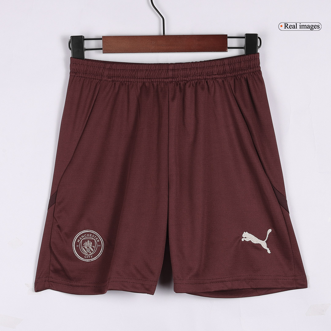 Kid's Manchester City Third Jersey+Shorts 2024/25