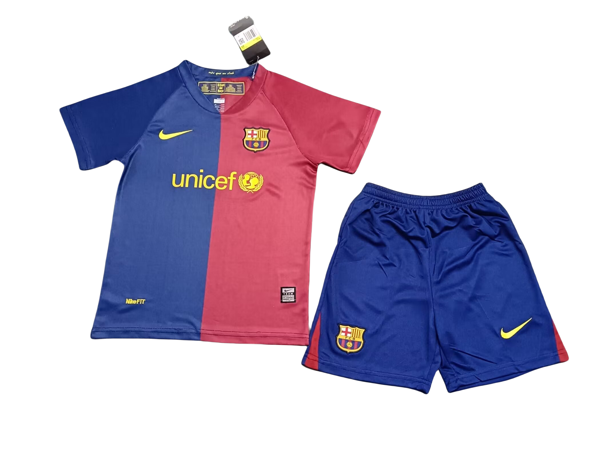 Kid's Retro Barcelona Home Kit 2008/09