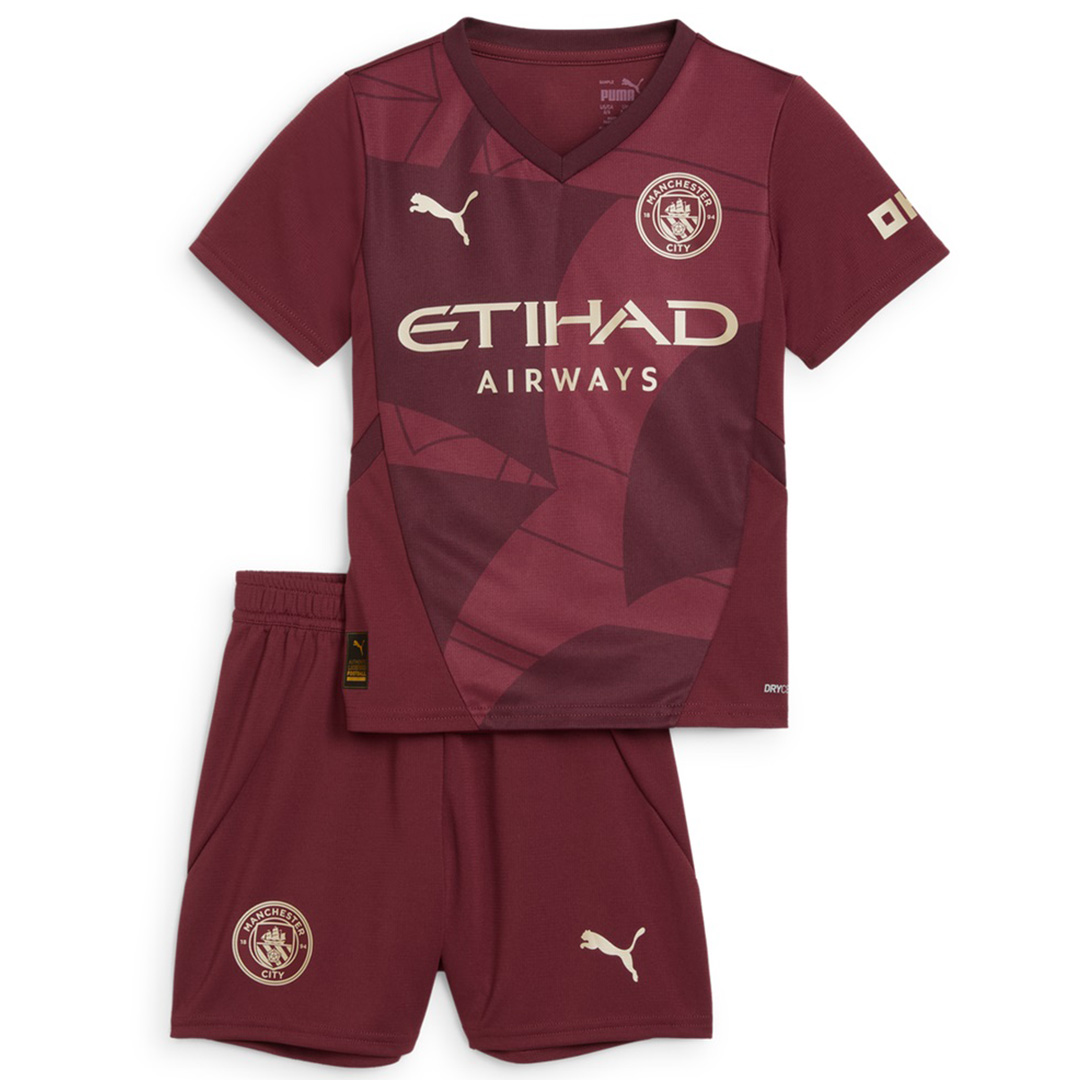 Kid's Manchester City Third Jersey+Shorts 2024/25