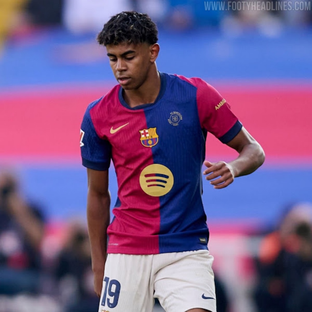 Barcelona 125th Anniversary Spotify Logo Without Text Home Jersey 2024/25