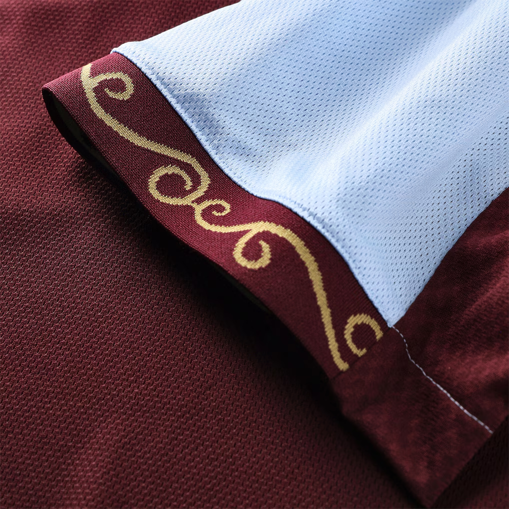 Player Version Aston Villa Home Authentic Match Jersey 2025/26