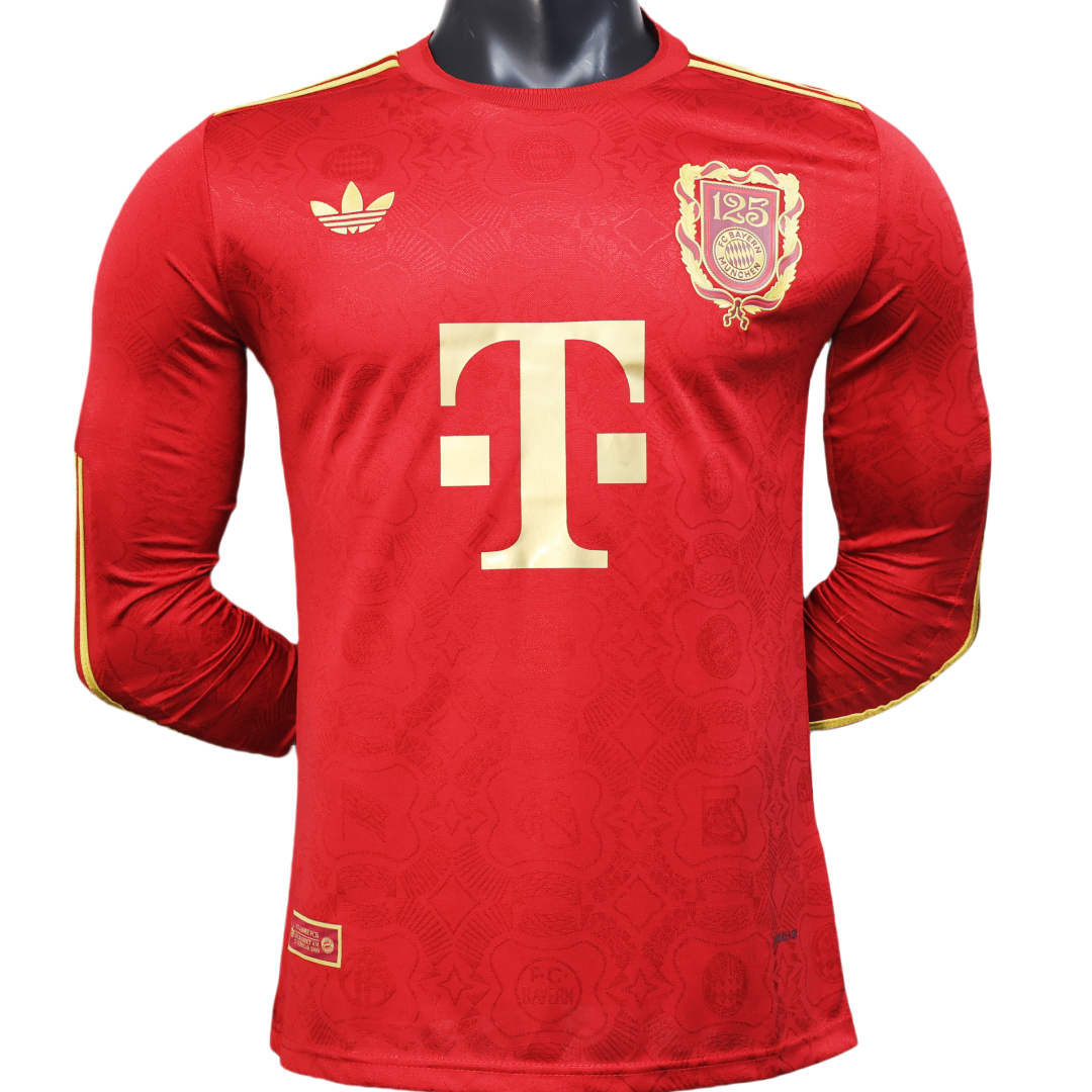 Player Version Bayern Munich 125th Anniversary Long Sleeve Third Jersey 2024/25
