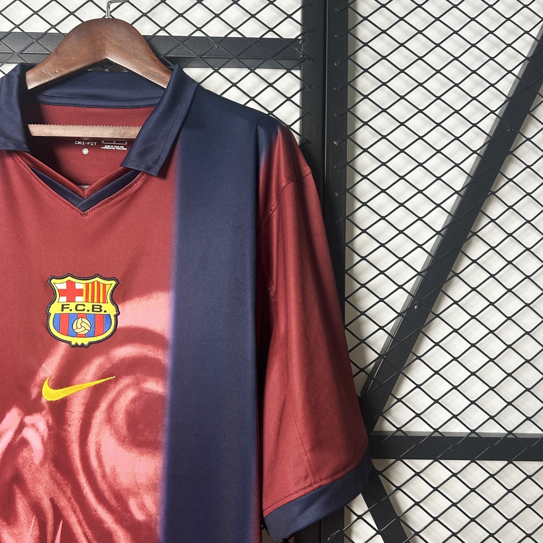 Retro CJ x Nike x FC Barcelona Home Skeleton Jersey 2000/01