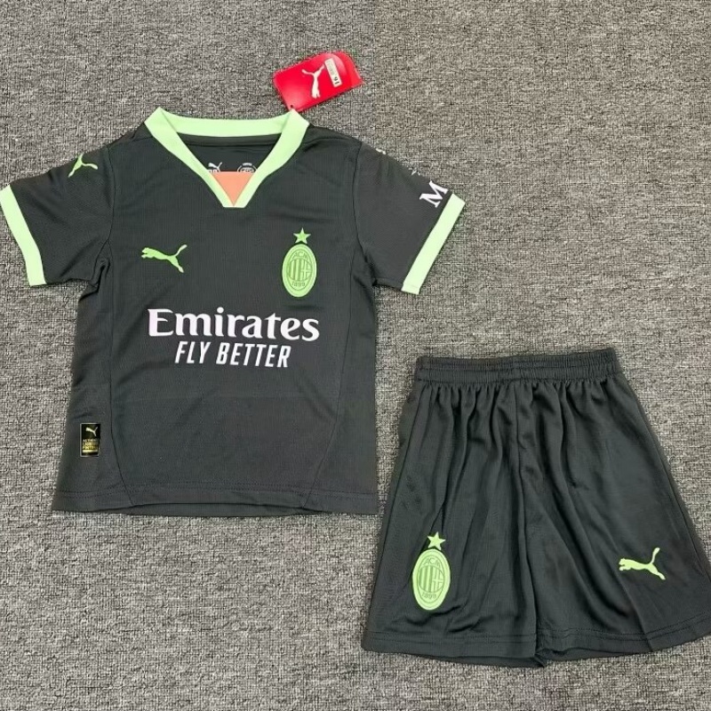Kid's AC Milan Third Jersey+Shorts 2024/25