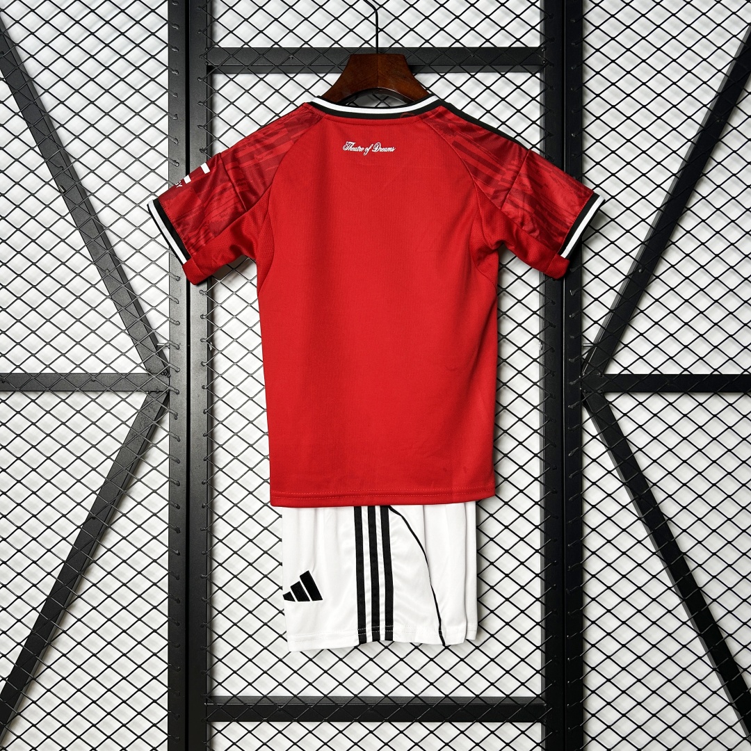 Kid's Manchester United Home Kit 2025/26