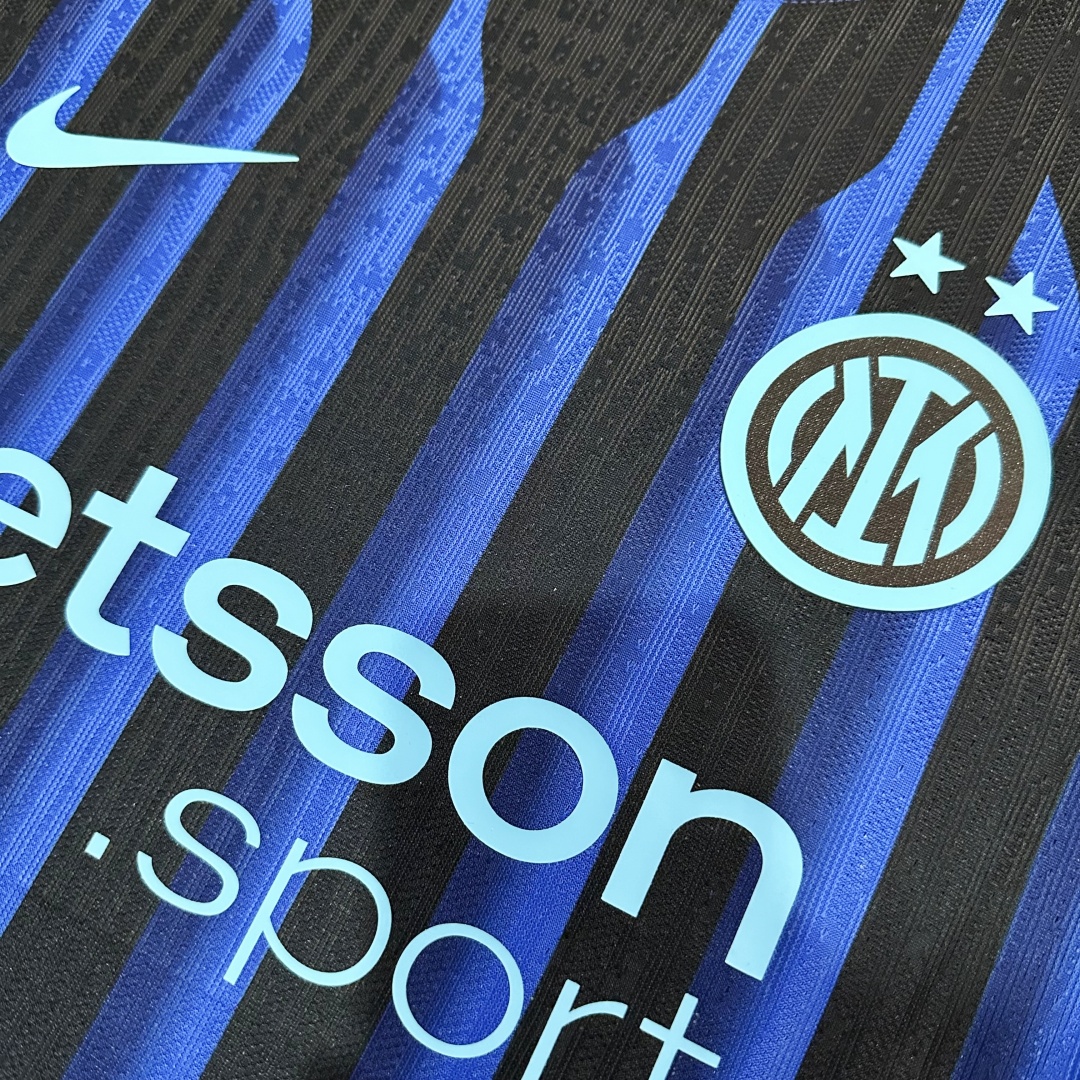 Player Version Inter Milan Home Long Sleeve Jersey 2025/26