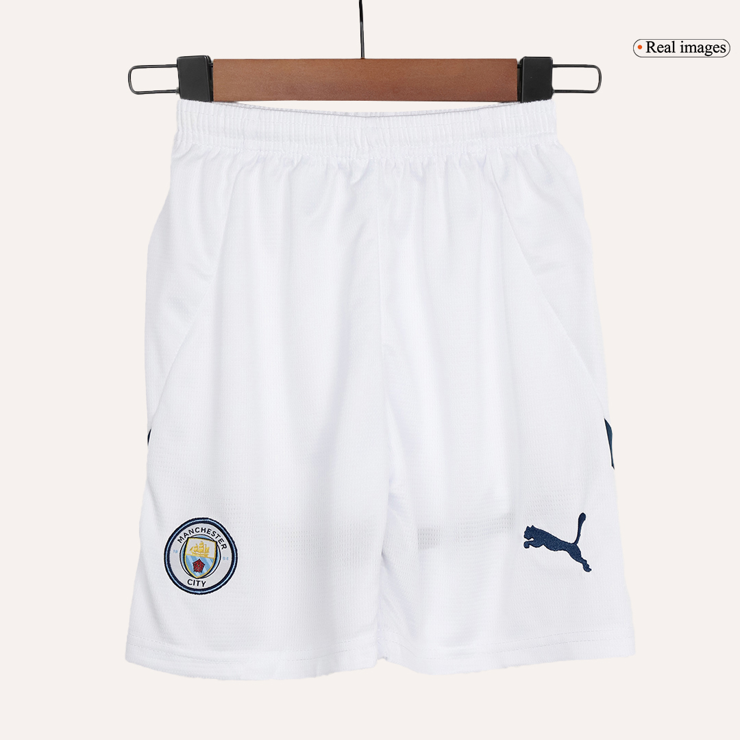 Kid's Manchester City Home Jersey+Shorts 2024/25