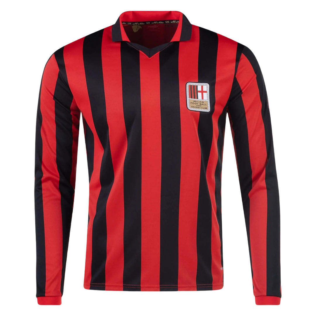 AC Milan Long Sleeve 125th Anniversary Home Jersey 2024/25