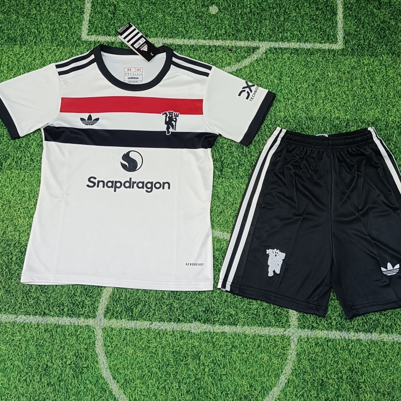 Kid's Manchester United Third Jersey+Shorts 2024/25