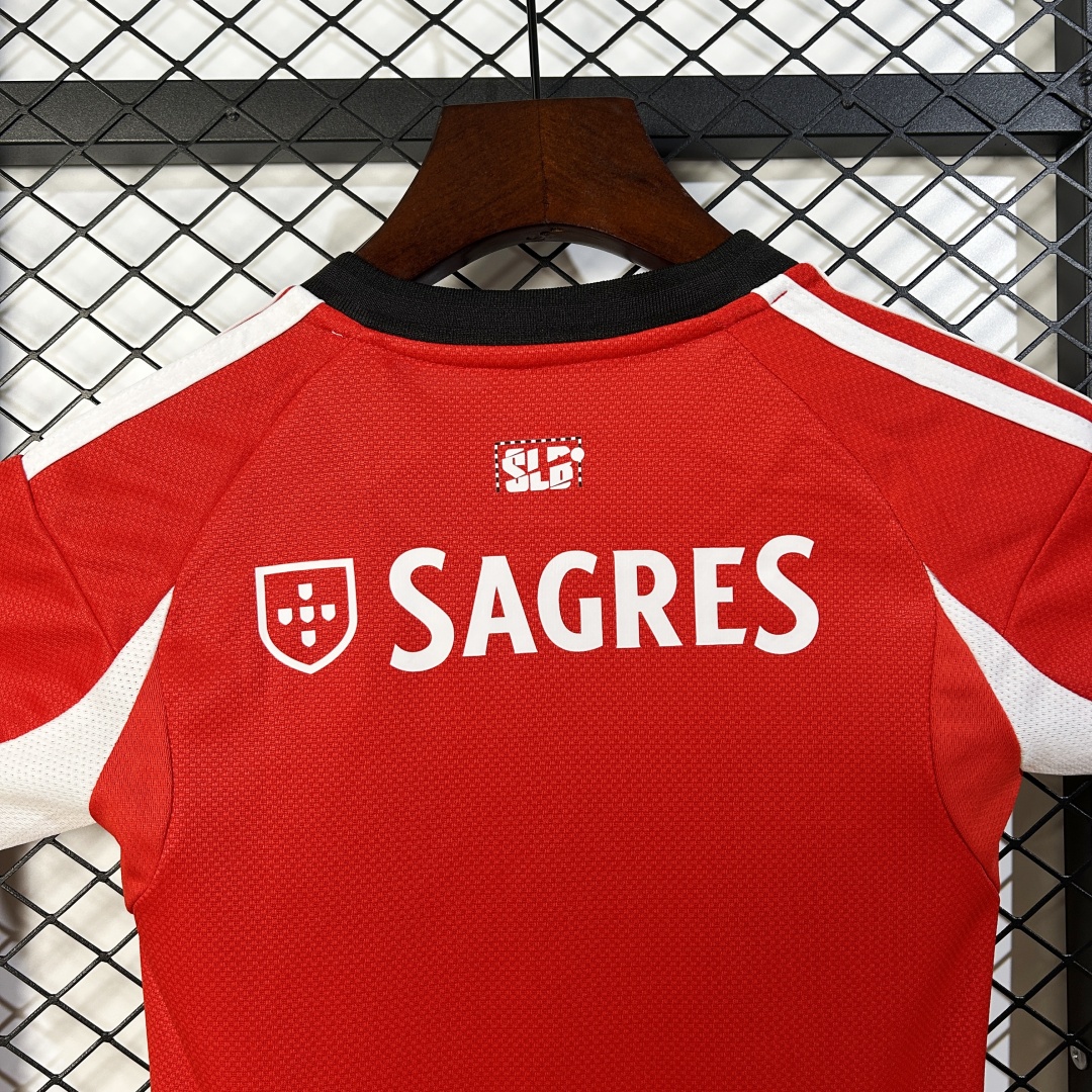Kid's Benfica Home Jersey 2025/26