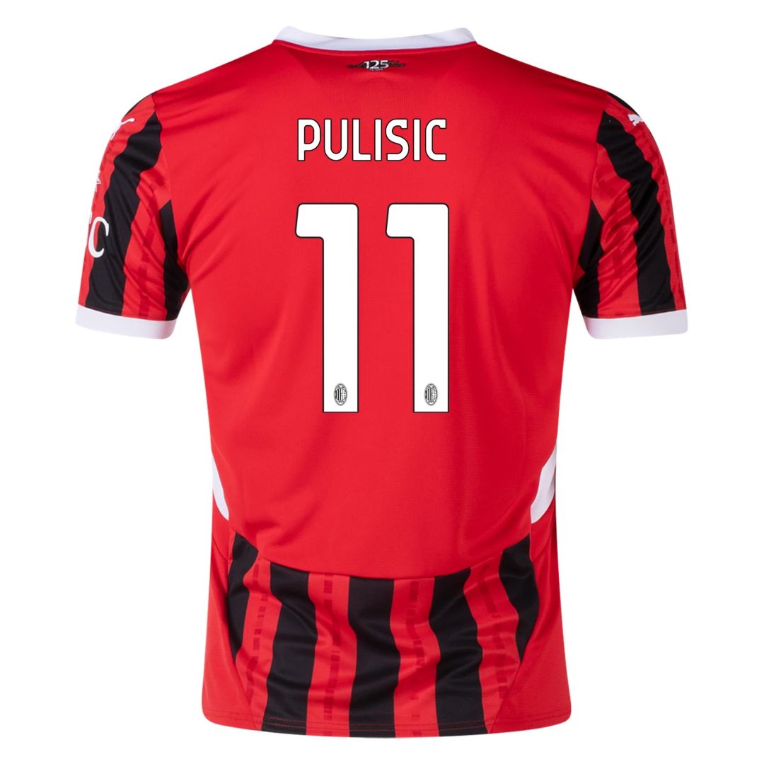 Pulisic #11 AC Milan Home Jersey 2024/25