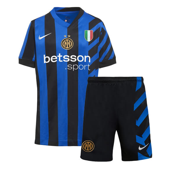 Kid's Inter Milan Home Jersey+Shorts 2024/25