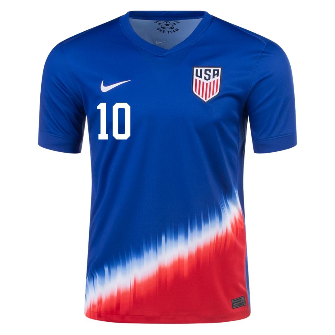 Christian Pulisic #10 USMNT USA Away Jersey Copa America 2024