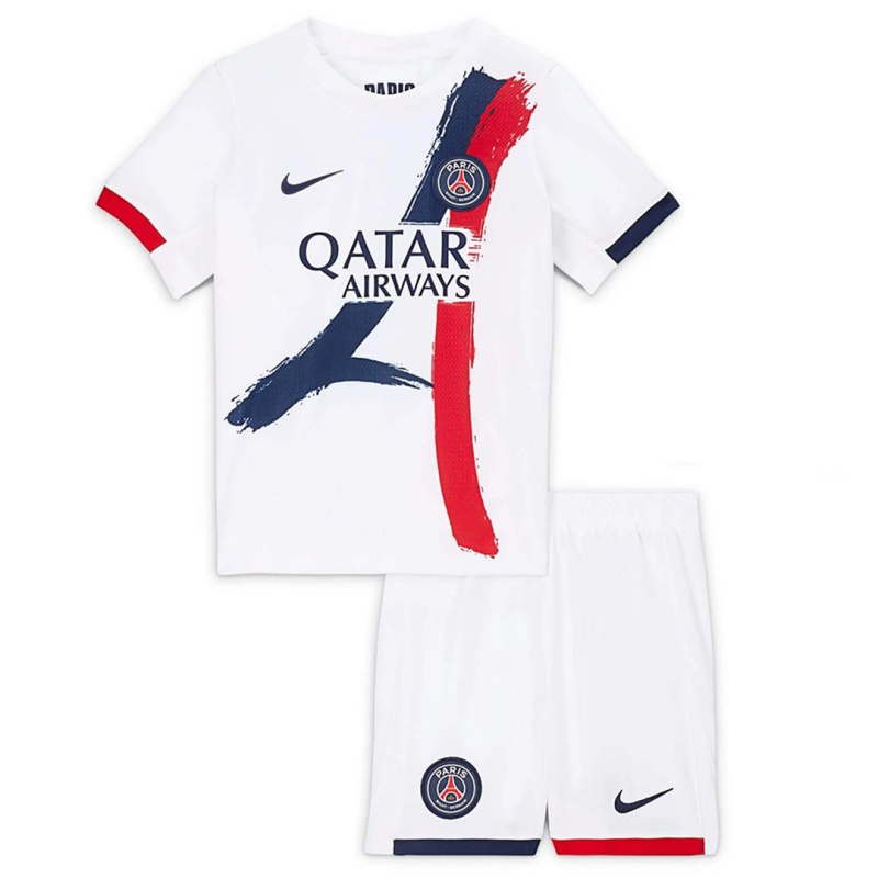 Kid's Paris Saint-Germain Away PSG Jersey+Shorts 2024/25