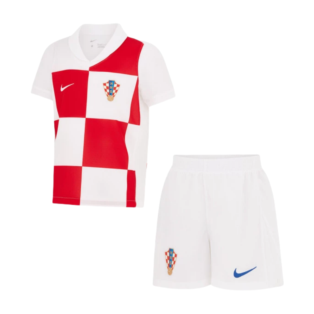 Kid's Croatia Home Kit EURO 2024
