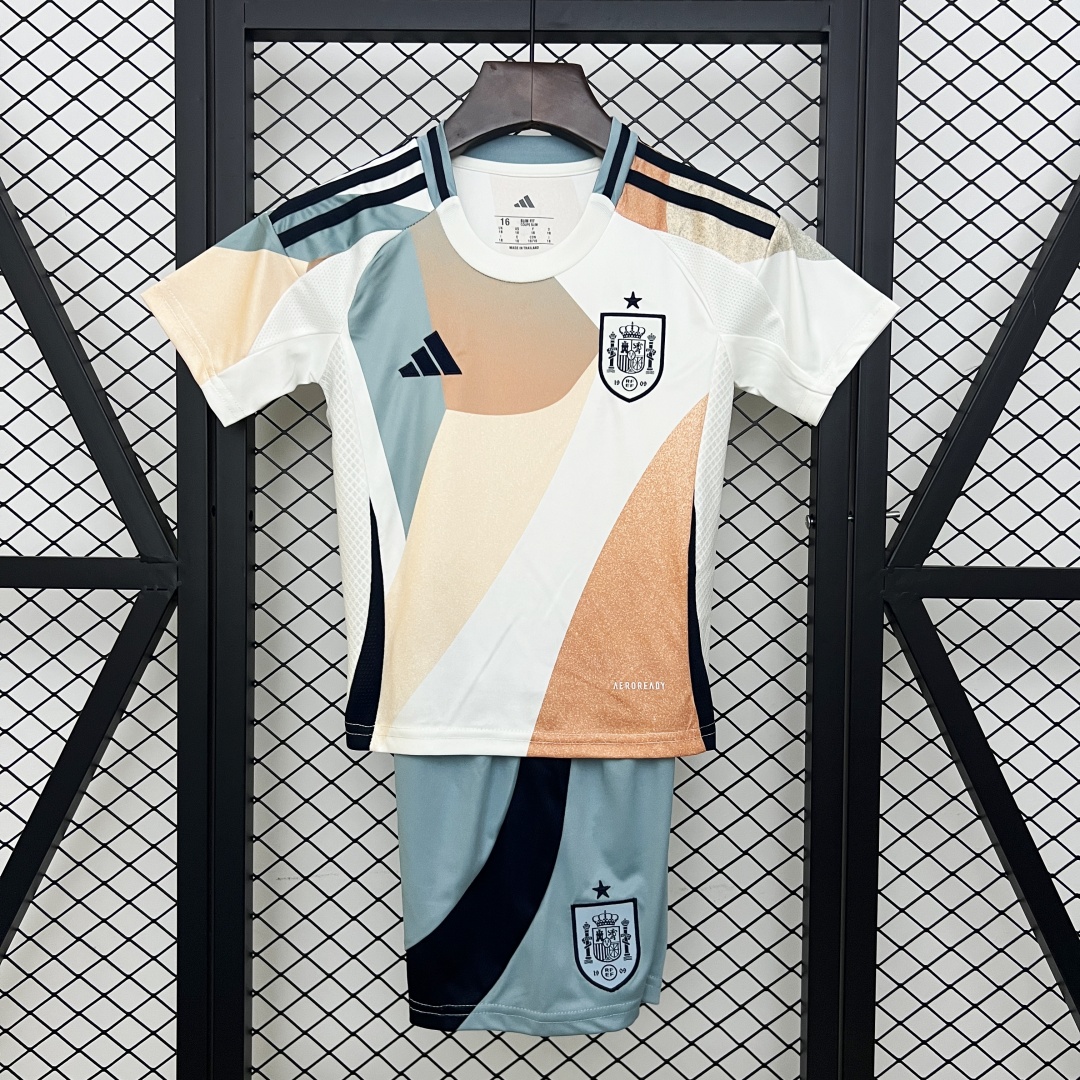Kid's Spain Away Kit For Women's Euro 2025