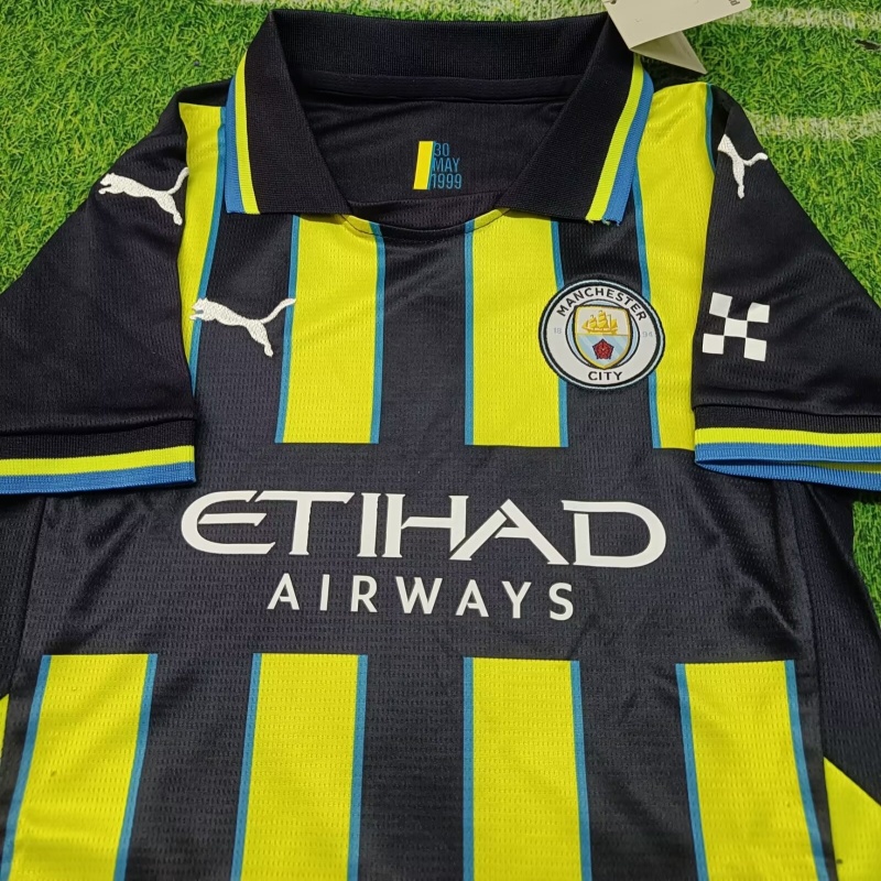 Kid's Manchester City Away Jersey+Shorts 2024/25
