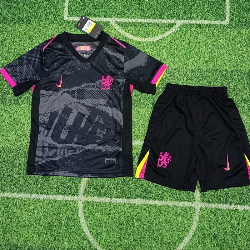 Kid's Chelsea Third Jersey+Shorts 2024/25