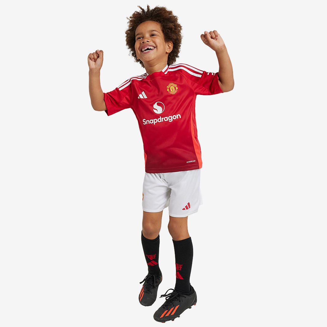 Kid's Manchester United Home Jersey+Shorts 2024/25