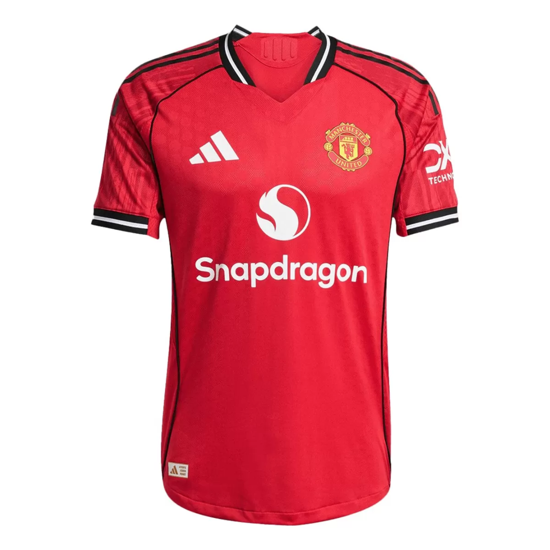 Player Version Manchester United Home Match Jersey 2025/26