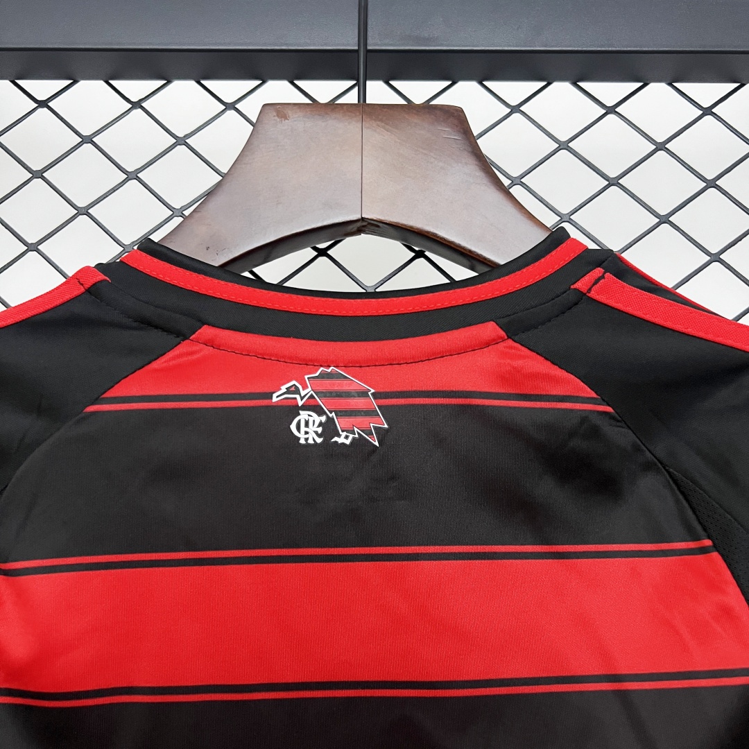 Kid's Flamengo Home Long Sleeve Kit 2025