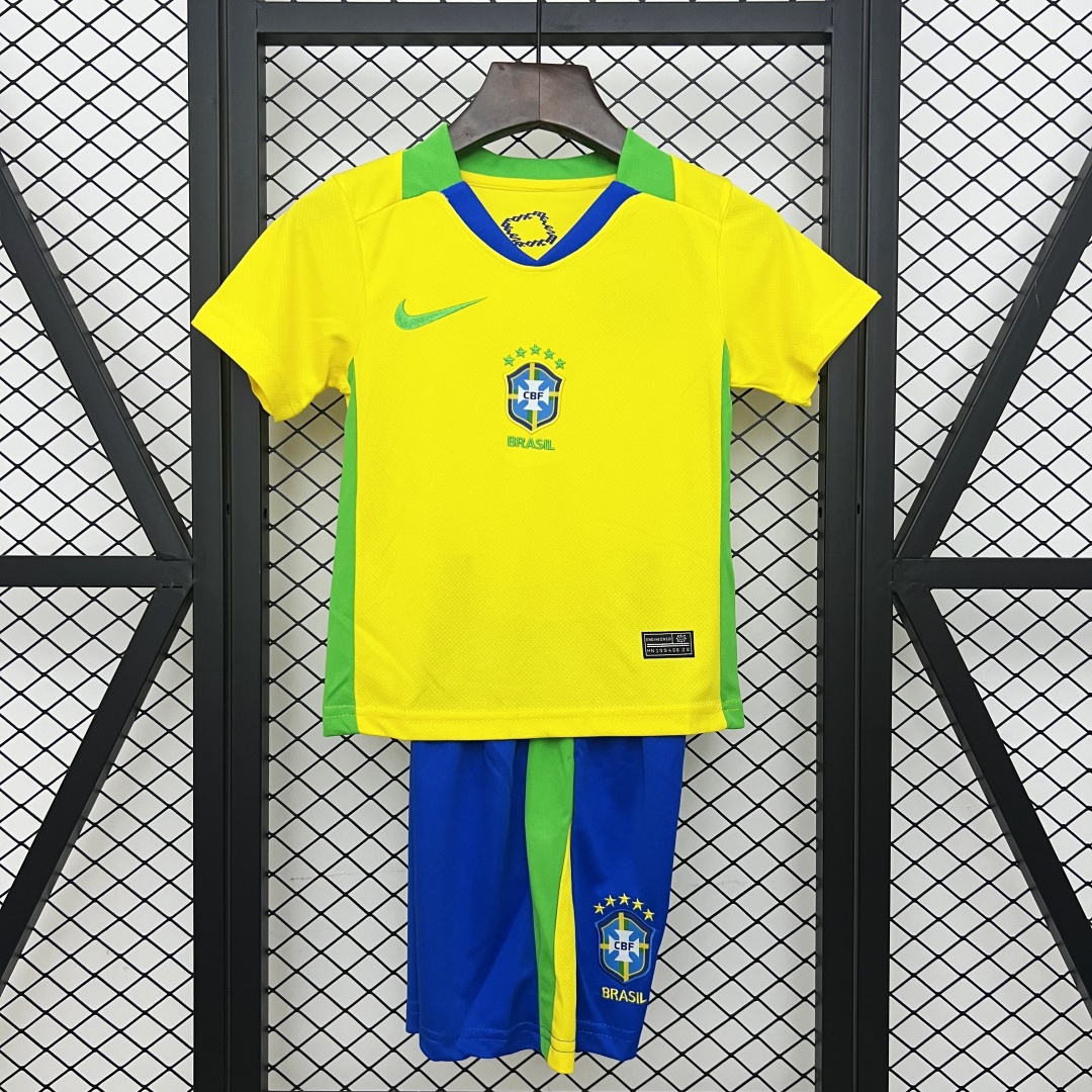 Kid's Home Kit For Brazil Women Team 2025