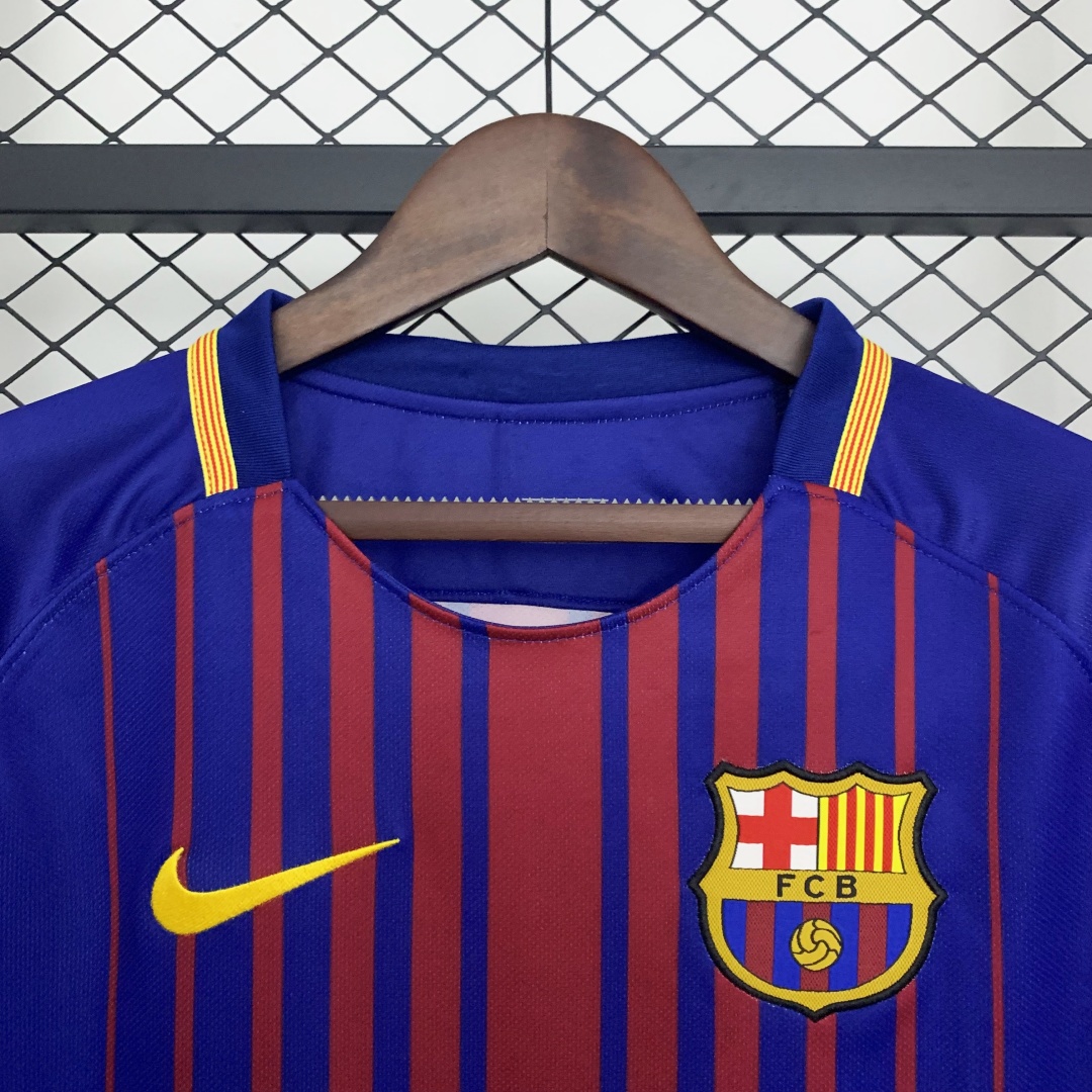 Retro Barcelona Home Long Sleeve Jersey 2017/18