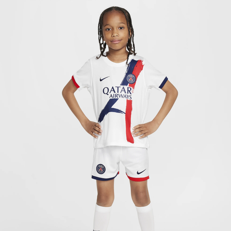 Kid's Paris Saint-Germain Away PSG Jersey+Shorts 2024/25