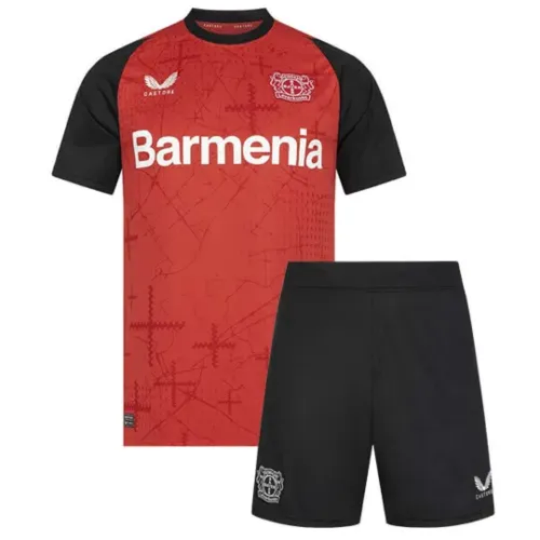 Kid's Bayer 04 Leverkusen Home Kit 2024/25