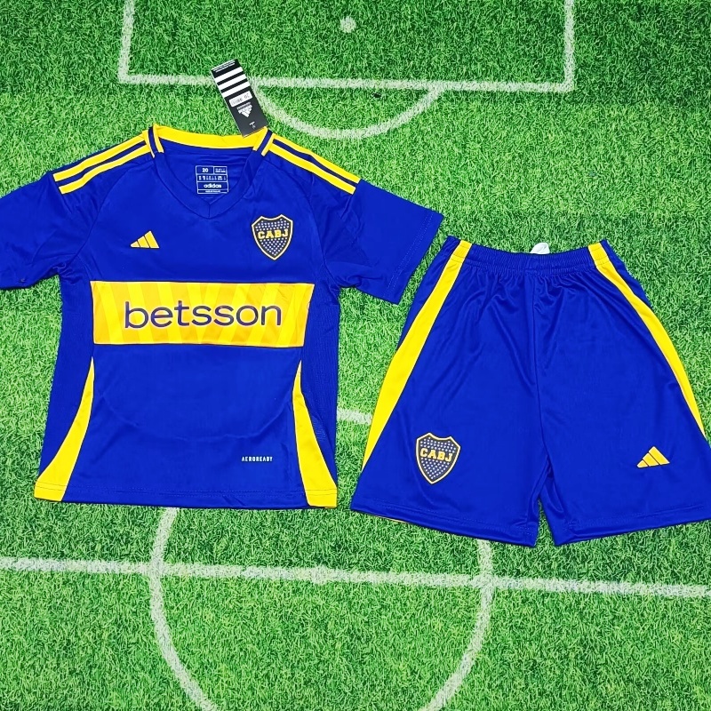 Kid's Boca Juniors Home Kit 2025